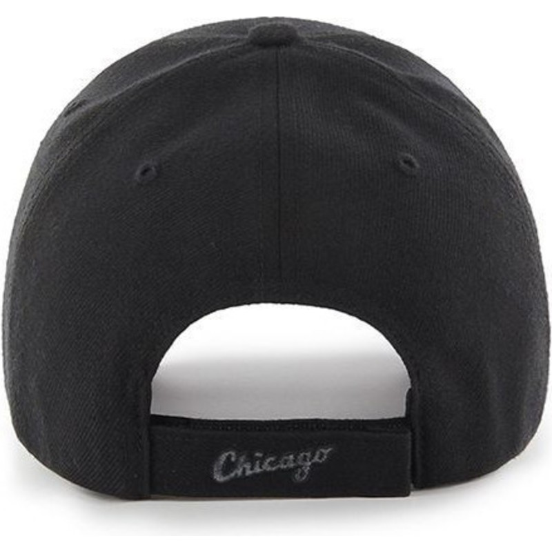 casquette-courbee-noire-avec-logo-argentee-chicago-white-sox-mlb-mvp-47-brand