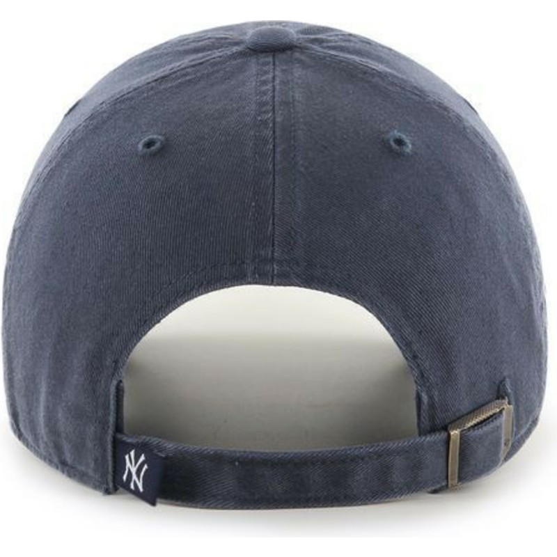 casquette-courbee-gris-denim-new-york-yankees-mlb-clean-up-47-brand