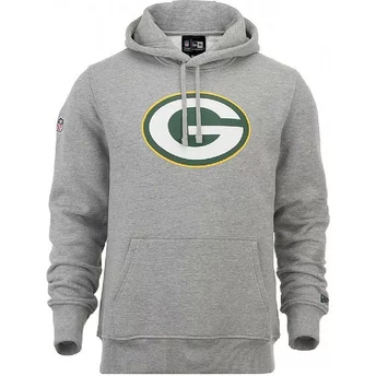 Sweat à capuche gris Pullover Hoodie Green Bay Packers NFL New Era
