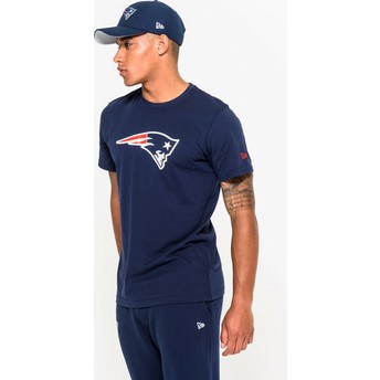 T-shirt à manche courte bleu New England Patriots NFL New Era