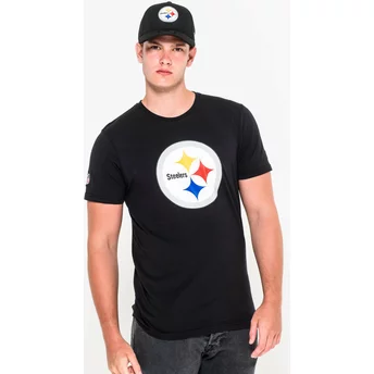 T-shirt à manche courte noir Pittsburgh Steelers NFL New Era