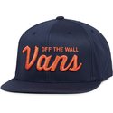 casquette-plate-bleue-marine-snapback-wilmington-vans