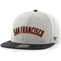 casquette-plate-gris-avec-lettres-san-francisco-giants-mlb-47-brand