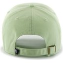 casquette-courbee-verte-claire-avec-logo-blanc-new-york-yankees-mlb-clean-up-47-brand