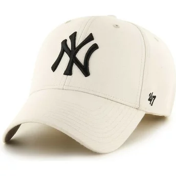 Casquette courbée crème New York Yankees MLB MVP 47 Brand