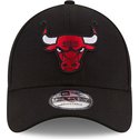casquette-courbee-noire-ajustable-9forty-the-league-chicago-bulls-nba-new-era
