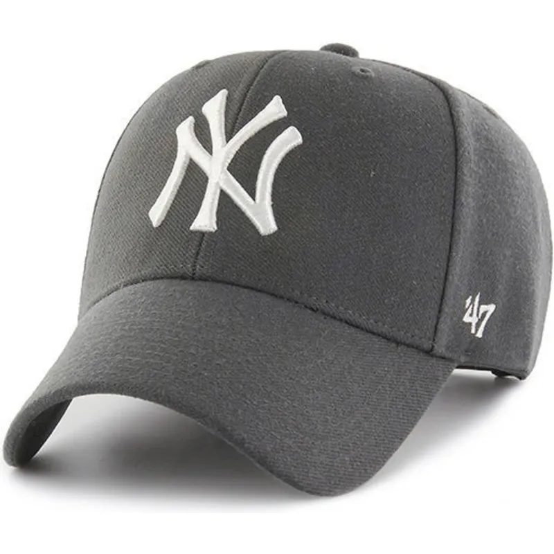 Casquette courbée argent ajustable pour femme 9FORTY Metallic New York Yankees MLB New Era