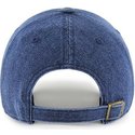casquette-courbee-bleue-marine-denim-new-york-yankees-mlb-clean-up-meadowood-47-brand