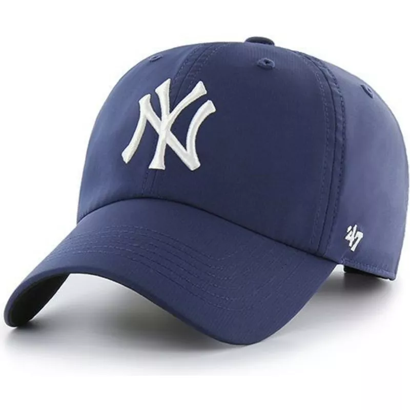 casquette-courbee-bleue-marine-new-york-yankees-mlb-clean-up-repetition-47-brand