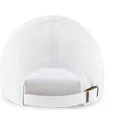 casquette-courbee-blanche-avec-logo-blanc-los-angeles-dodgers-mlb-clean-up-47-brand