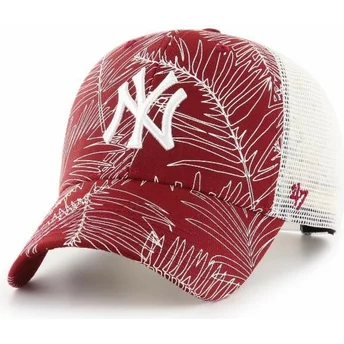 Casquette trucker rouge New York Yankees MLB MVP Palma 47 Brand