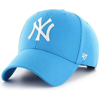 Casquette courbée bleue glacier snapback New York Yankees MLB MVP 47 Brand