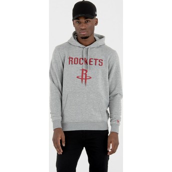 Sweat à capuche gris Pullover Hoody Houston Rockets NBA New Era