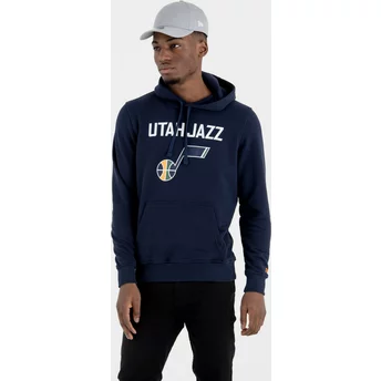 Sweat à capuche bleu marine Pullover Hoody Utah Jazz NBA New Era