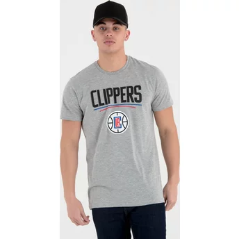 T-shirt à manche courte gris Los Angeles Clippers NBA New Era