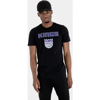 T-shirt à manche courte noir Sacramento Kings NBA New Era