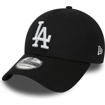 Casquette courbée noire ajustée 39THIRTY Essential Los Angeles Dodgers MLB New Era