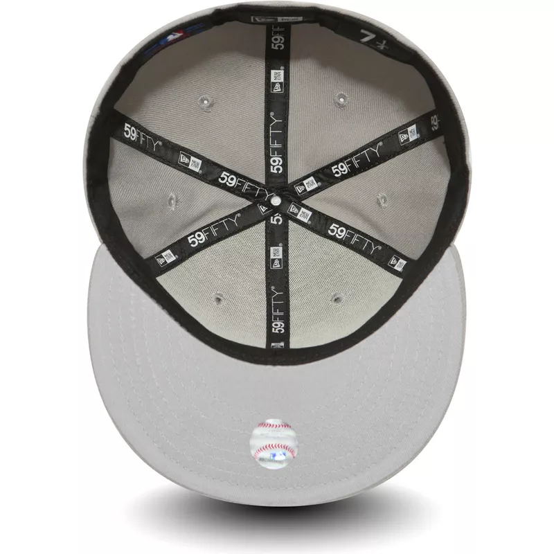 casquette-plate-grise-ajustee-59fifty-essential-los-angeles-dodgers-mlb-new-era