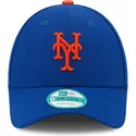 casquette-courbee-bleue-ajustable-9forty-the-league-new-york-mets-mlb-new-era