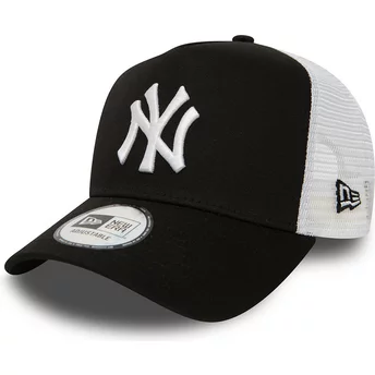 Casquette trucker noire Clean A Frame 2 New York Yankees MLB New Era