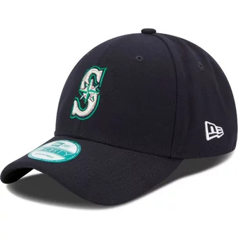 Casquette courbée bleue marine ajustable 9FORTY The League Seattle Mariners MLB New Era