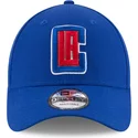 casquette-courbee-bleue-ajustable-9forty-the-league-los-angeles-clippers-nba-new-era