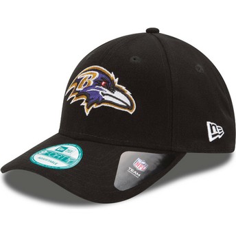 Casquette courbée noire ajustable 9FORTY The League Baltimore Ravens NFL New Era