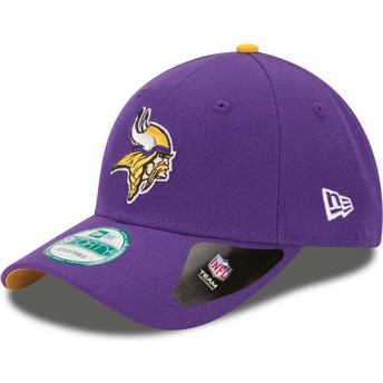 Casquette courbée violette ajustable 9FORTY The League Minnesota Vikings NFL New Era