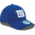 casquette-courbee-bleue-ajustable-9forty-the-league-new-york-giants-nfl-new-era