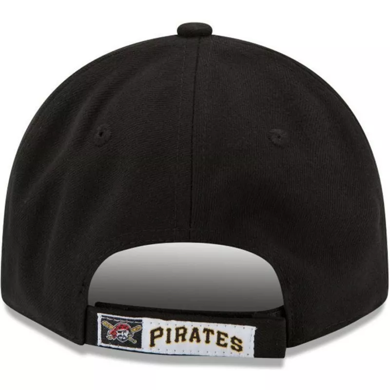casquette-courbee-noire-ajustable-9forty-the-league-pittsburgh-pirates-mlb-new-era