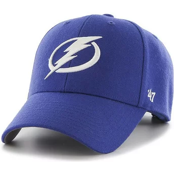 Casquette courbée bleue Tampa Bay Lightning NHL MVP 47 Brand
