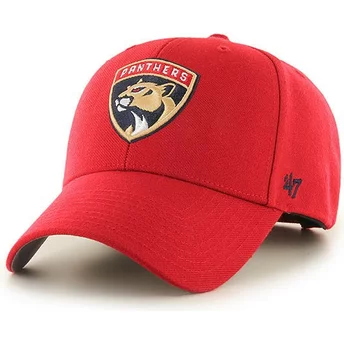 Casquette courbée rouge Florida Panthers NHL MVP 47 Brand
