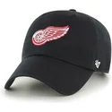 casquette-courbee-noire-detroit-red-wings-nhl-clean-up-47-brand