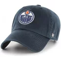 casquette-courbee-bleue-marine-edmonton-oilers-nhl-clean-up-47-brand