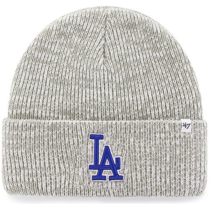 bonnet-gris-los-angeles-dodgers-mlb-cuff-knit-brain-freeze-47-brand