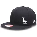 casquette-plate-bleue-marine-snapback-9fifty-flawless-los-angeles-dodgers-mlb-new-era