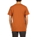 t-shirt-a-manche-courte-marron-stone-blank-copper-volcom