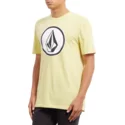 t-shirt-a-manche-courte-jaune-classic-stone-acid-yellow-volcom