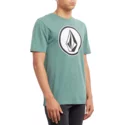 t-shirt-a-manche-courte-vert-classic-stone-pine-volcom