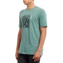 t-shirt-a-manche-courte-vert-stonar-waves-pine-volcom