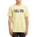 t-shirt-a-manche-courte-jaune-lifer-acid-yellow-volcom