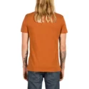 t-shirt-a-manche-courte-marron-chew-copper-volcom