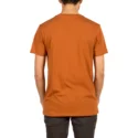 t-shirt-a-manche-courte-marron-garage-club-copper-volcom