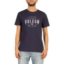 t-shirt-a-manche-courte-bleu-marine-garage-club-indigo-volcom