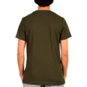 t-shirt-a-manche-courte-vert-weave-dark-green-volcom