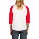 t-shirt-a-manche-3-4-blanc-et-rouge-swift-white-volcom