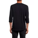 t-shirt-a-manche-3-4-noir-enabler-black-volcom