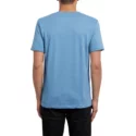 t-shirt-a-manche-courte-bleu-pocket-wrecked-indigo-volcom