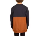 sweat-shirt-bleu-marine-et-marron-pour-enfant-single-stone-division-copper-volcom