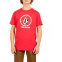 t-shirt-a-manche-courte-rouge-pour-enfant-circle-stone-true-red-volcom